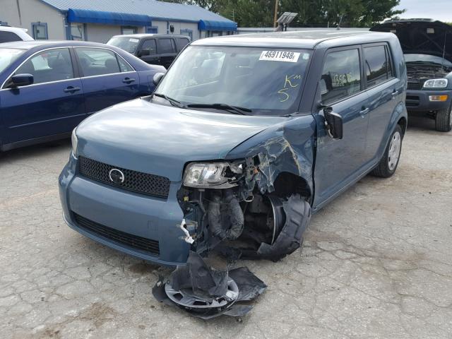 JTLKE50E081008628 - 2008 TOYOTA SCION XB Теңіз көгі фото 2