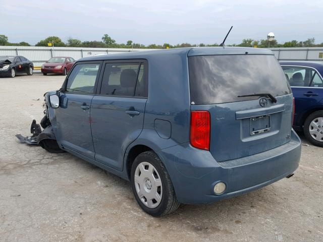 JTLKE50E081008628 - 2008 TOYOTA SCION XB Теңіз көгі фото 3