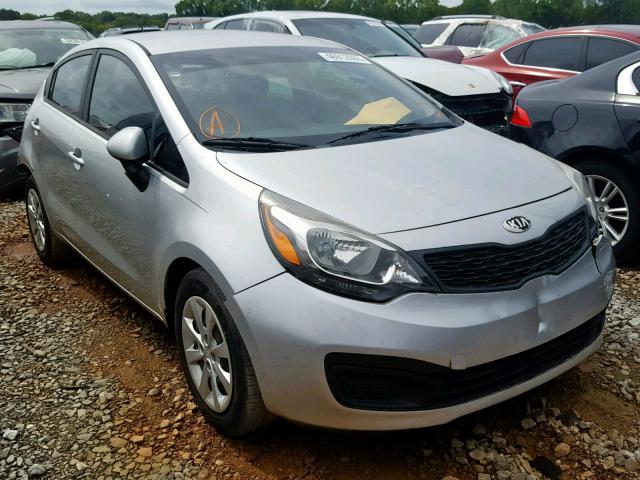 KNADM4A35D6136453 - 2013 KIA RIO LX SILVER photo 1