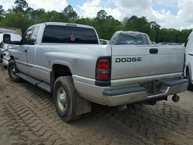 3B7KC23611G763749 - 2001 DODGE RAM 2500 SILVER photo 3