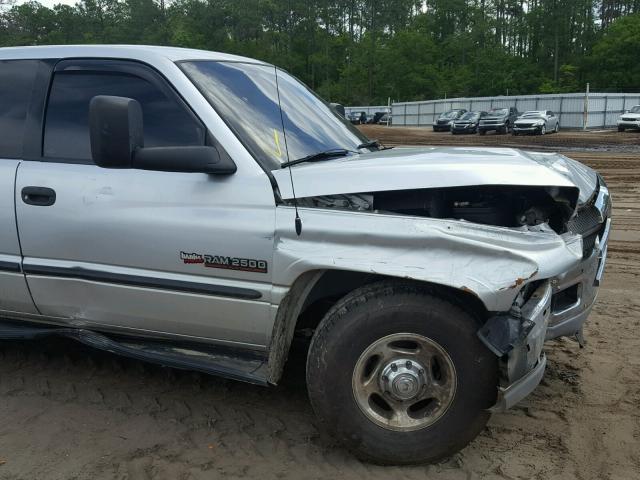 3B7KC23611G763749 - 2001 DODGE RAM 2500 SILVER photo 9