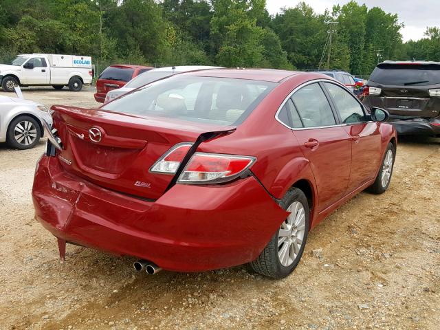 1YVHP82A395M27735 - 2009 MAZDA 6 I RED photo 4