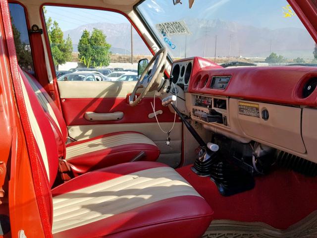 JT3FJ60G9E1125401 - 1984 TOYOTA LAND CRUIS RED photo 5