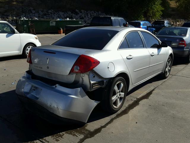 1G2ZH58N974243889 - 2007 PONTIAC G6 GT SILVER photo 4