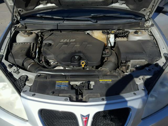 1G2ZH58N974243889 - 2007 PONTIAC G6 GT SILVER photo 7