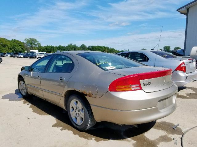 2B3AD46R13H545342 - 2003 DODGE INTREPID S 棕色 照片 3