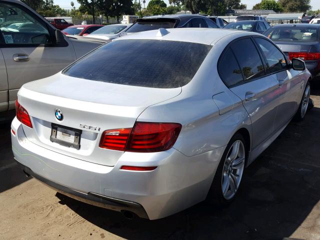 WBAFR7C50DC820886 - 2013 BMW 535 I SILVER photo 4