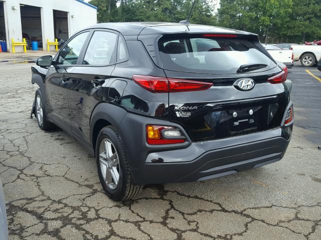 KM8K12AA6JU182933 - 2018 HYUNDAI KONA SE BLACK photo 3