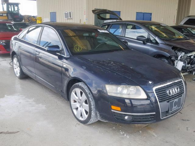 WAUAH74F87N153563 - 2007 AUDI A6 3.2 BLUE photo 1