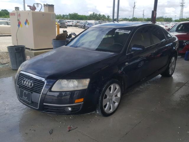 WAUAH74F87N153563 - 2007 AUDI A6 3.2 BLUE photo 2