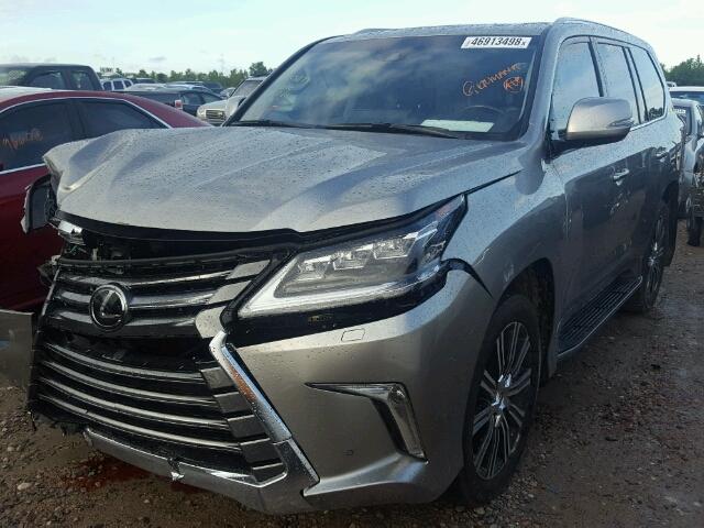 JTJHY7AX6J4278084 - 2018 LEXUS LX 570 SILVER photo 2