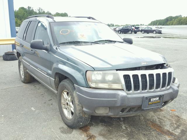 1J4GW48S42C253635 - 2002 JEEP GRAND CHER BLACK photo 1