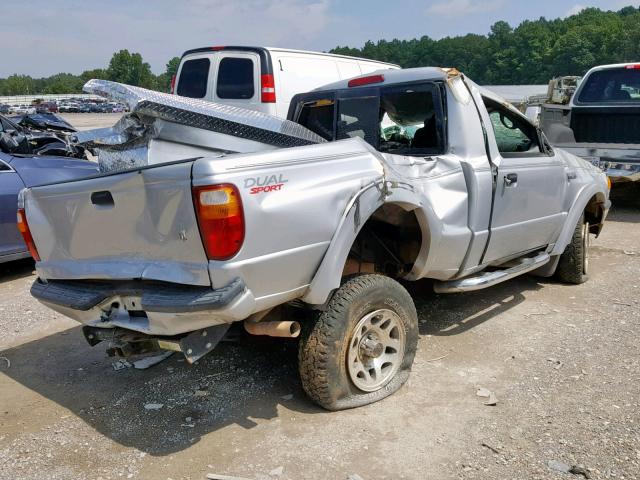 4F4YR12U84TM01144 - 2004 MAZDA B3000 SILVER photo 4