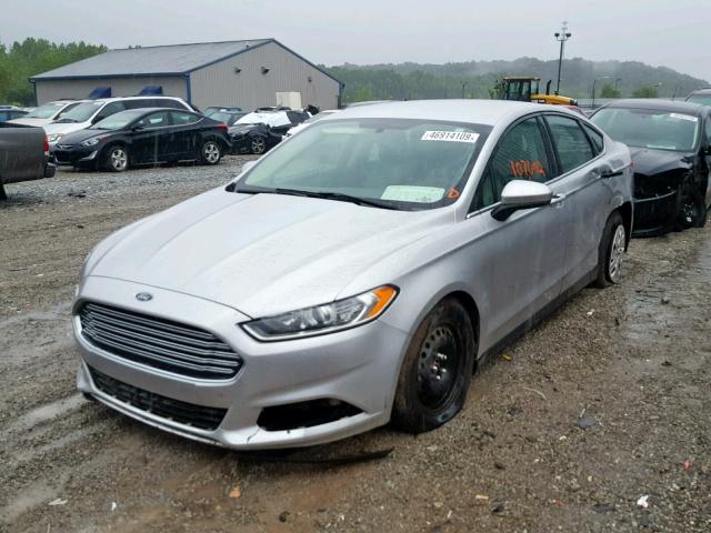 3FA6P0G77ER363269 - 2014 FORD FUSION S SILVER photo 2