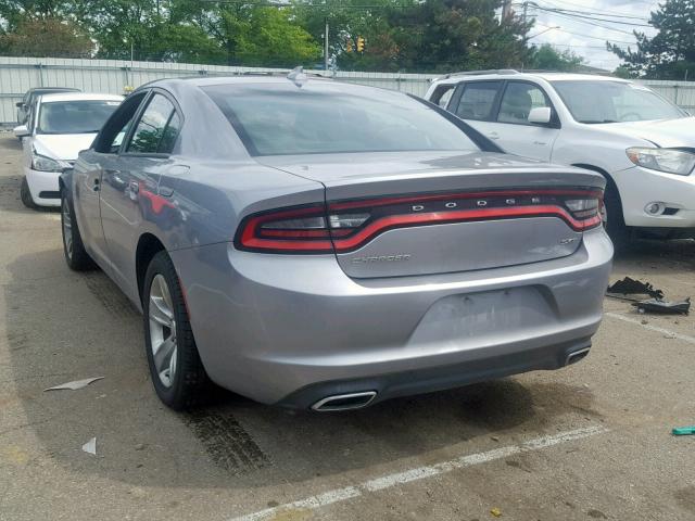 2C3CDXHG7HH561867 - 2017 DODGE CHARGER SX SILVER photo 3