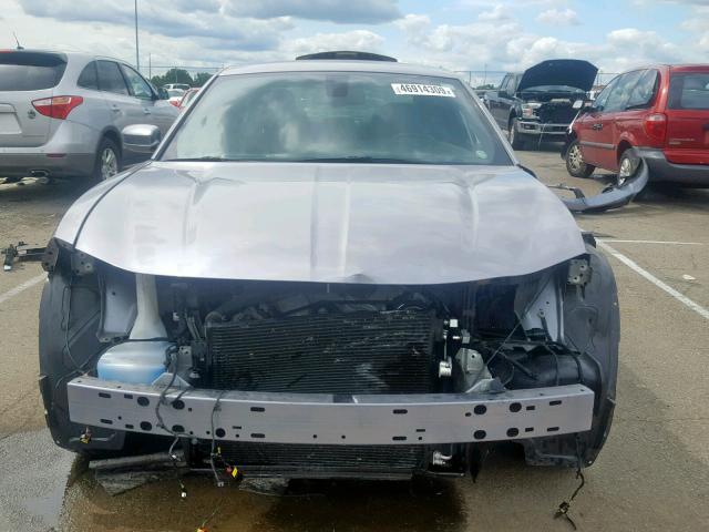 2C3CDXHG7HH561867 - 2017 DODGE CHARGER SX SILVER photo 9