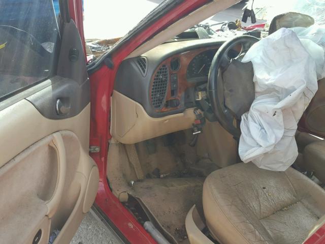 YS3DF55P5X2066425 - 1999 SAAB 9-3 SE RED photo 9