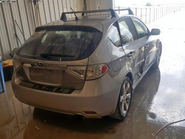 JF1GH63688G826887 - 2008 SUBARU IMPREZA OU SILVER photo 4