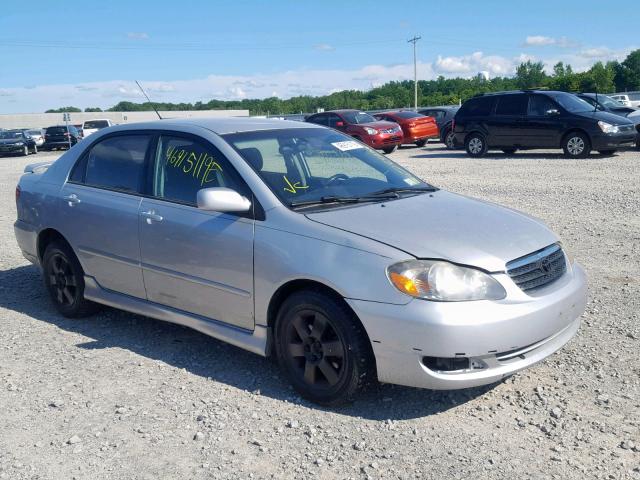 2T1BR32E58C890280 - 2008 TOYOTA COROLLA CE SILVER photo 1