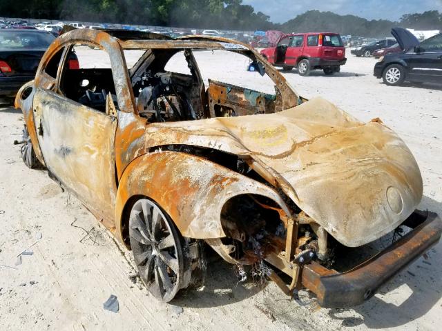 3VWVT7AT1EM627774 - 2014 VOLKSWAGEN BEETLE TUR BURN photo 1