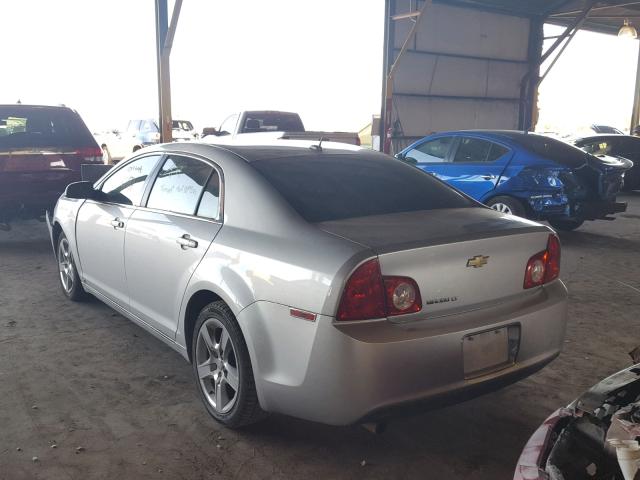 1G1ZC5EB9AF103043 - 2010 CHEVROLET MALIBU 1LT SILVER photo 3