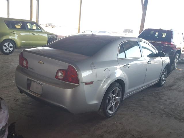 1G1ZC5EB9AF103043 - 2010 CHEVROLET MALIBU 1LT SILVER photo 4