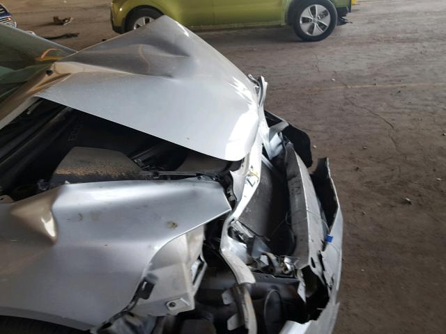 1G1ZC5EB9AF103043 - 2010 CHEVROLET MALIBU 1LT SILVER photo 9