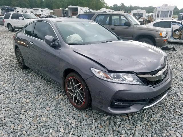 1HGCT2B81HA006495 - 2017 HONDA ACCORD EXL GRAY photo 1