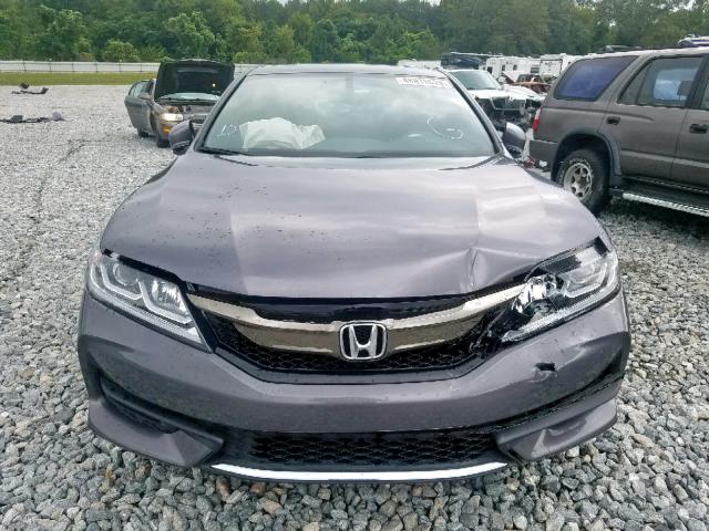 1HGCT2B81HA006495 - 2017 HONDA ACCORD EXL GRAY photo 9