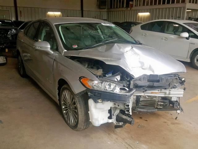 3FA6P0RUXER163344 - 2014 FORD FUSION TIT SILVER photo 1