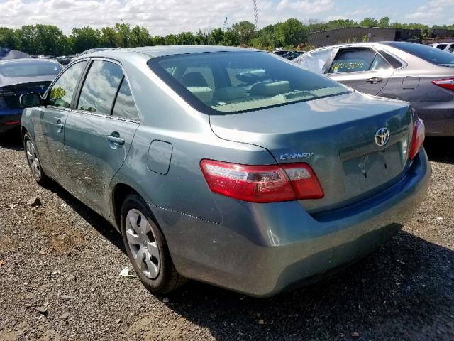 4T1BE46K57U627740 - 2007 TOYOTA CAMRY NEW GREEN photo 3