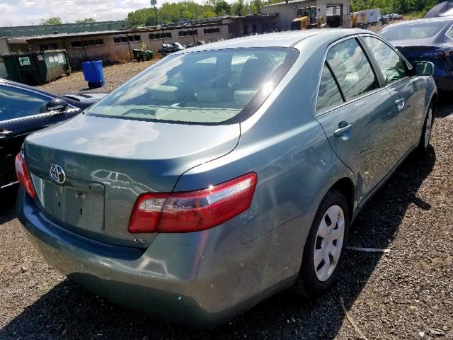 4T1BE46K57U627740 - 2007 TOYOTA CAMRY NEW GREEN photo 4