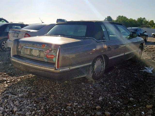 1G6KD54Y7WU793652 - 1998 CADILLAC DEVILLE GRAY photo 4