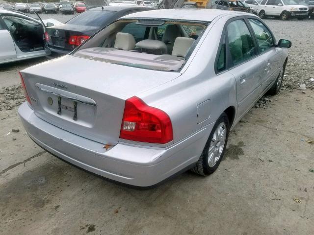 YV1TS592651402965 - 2005 VOLVO S80 2.5T SILVER photo 4