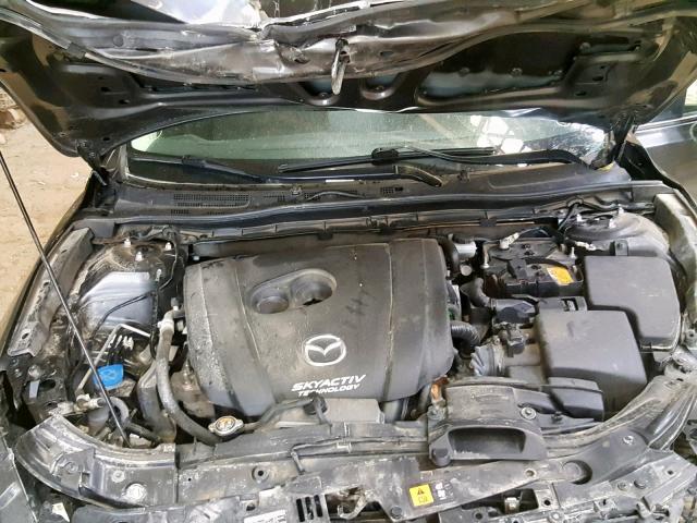 JM1BN1L70H1145411 - 2017 MAZDA 3 TOURING GRAY photo 7