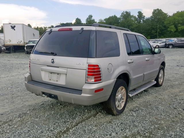 4M2ZU86W73ZJ31457 - 2003 MERCURY MOUNTAINEE SILVER photo 4