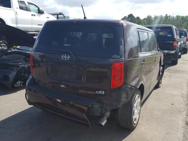 JTLKE50E791065989 - 2009 TOYOTA SCION XB Tünd qırmızı foto 4