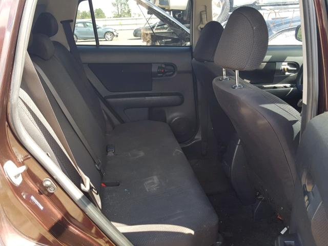 JTLKE50E791065989 - 2009 TOYOTA SCION XB Tünd qırmızı foto 6