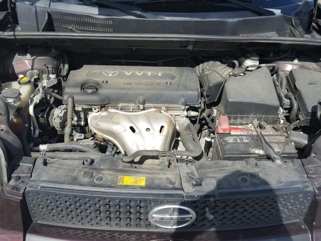 JTLKE50E791065989 - 2009 TOYOTA SCION XB Tünd qırmızı foto 7