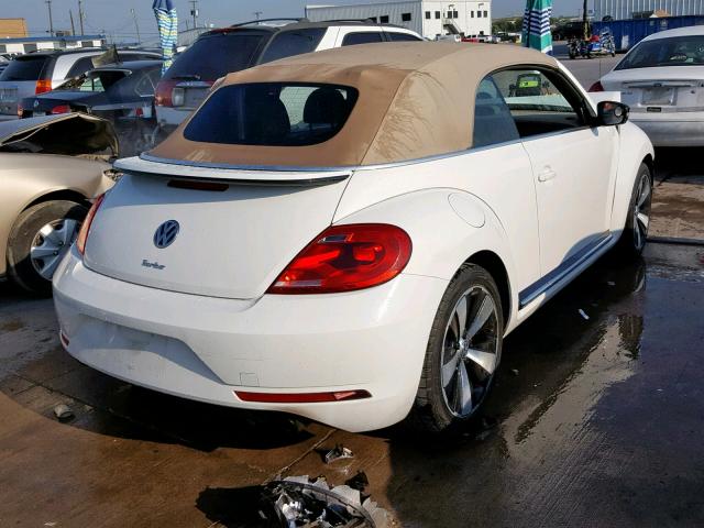 3VW7S7AT7DM826497 - 2013 VOLKSWAGEN BEETLE TUR WHITE photo 4