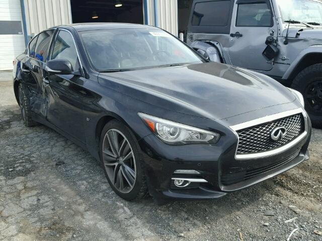 JN1BV7AR0EM698967 - 2014 INFINITI Q50 BASE BLACK photo 1