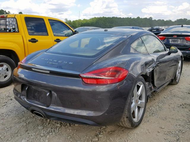 WP0AA2A82FK160797 - 2015 PORSCHE CAYMAN BROWN photo 4