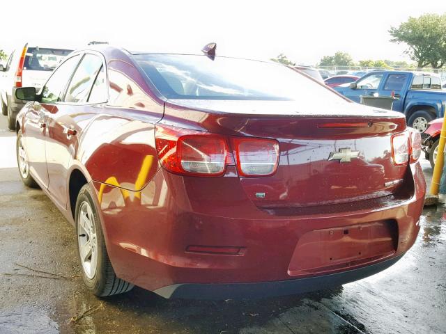 1G11C5SA2GU131215 - 2016 CHEVROLET MALIBU LIM RED photo 3