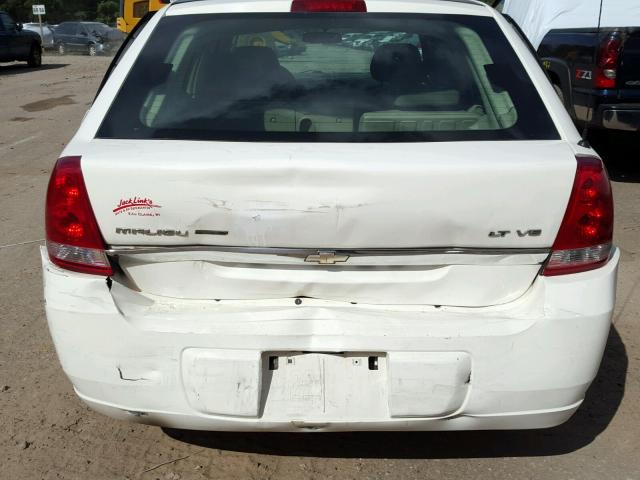 1G1ZT68NX7F159934 - 2007 CHEVROLET MALIBU MAX WHITE photo 9