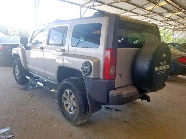 5GTDN136868269438 - 2006 HUMMER H3 SILVER photo 3