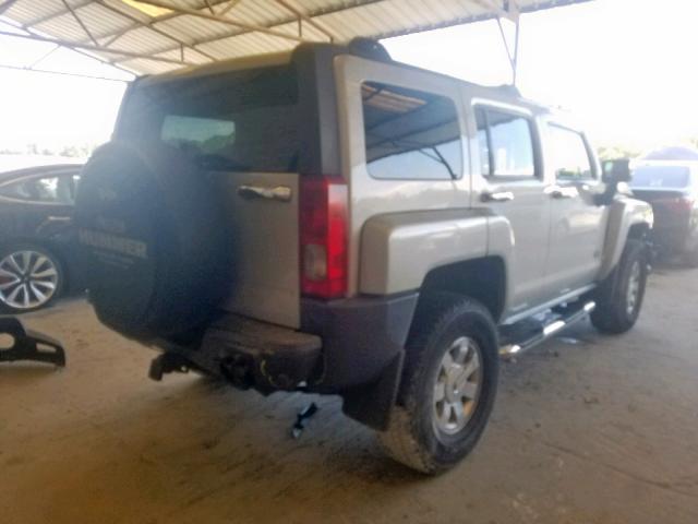 5GTDN136868269438 - 2006 HUMMER H3 SILVER photo 4