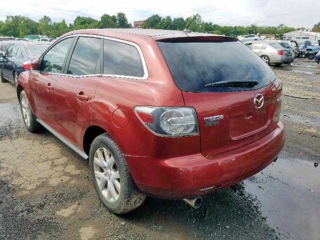 JM3ER29L970155362 - 2007 MAZDA CX-7 MAROON photo 3