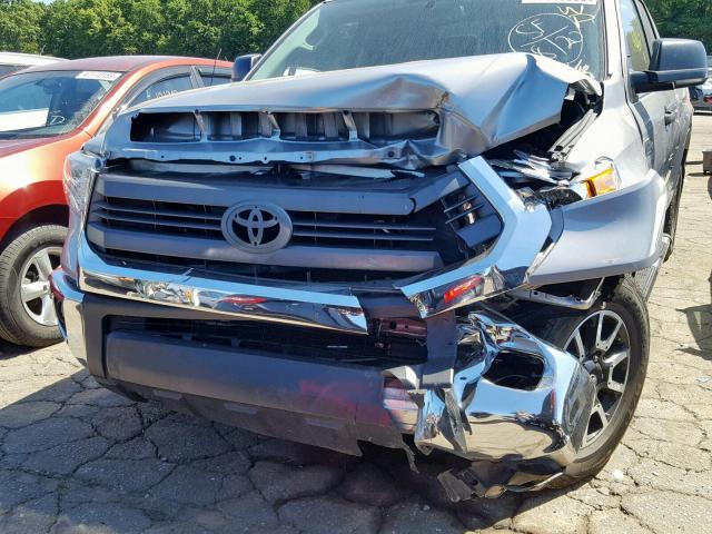 5TFUW5F18EX407897 - 2014 TOYOTA TUNDRA DOU SILVER photo 9