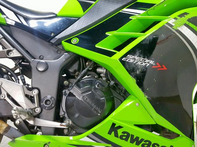 JKAEX8A1XEA001465 - 2014 KAWASAKI EX300 A GREEN photo 11