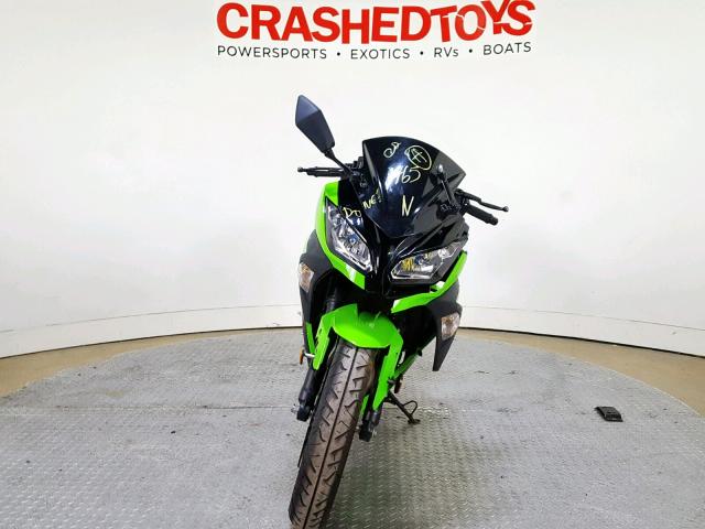 JKAEX8A1XEA001465 - 2014 KAWASAKI EX300 A GREEN photo 3